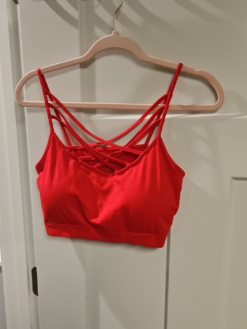 Zenana Outfitters Red Strappy Bralette
